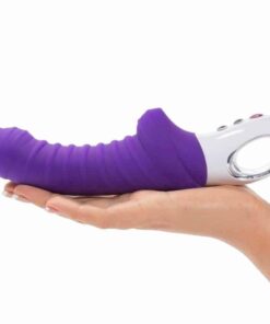 vibrador ponto g com estimulador tiger fun factory Tiger Vibrador Silicone Texturizado Fun Factory