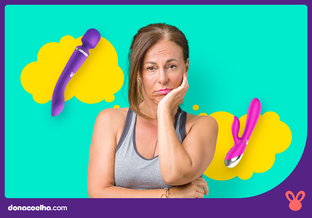mulher triste pensando em toy na menopausa Dor na relação durante a menopausa? 5 causas e soluções!