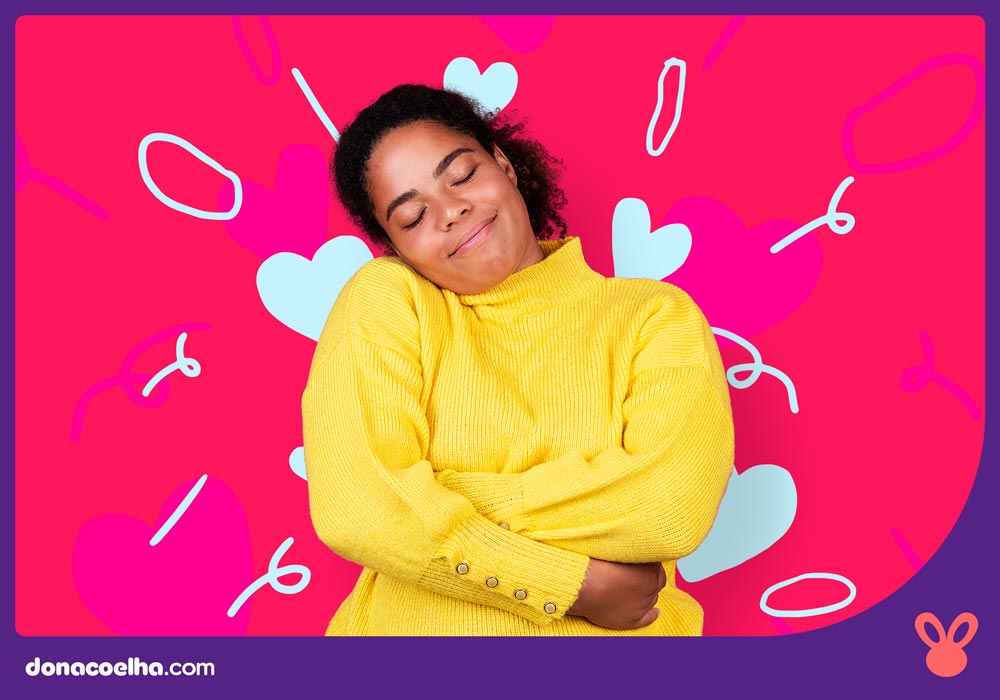 mulher com amor próprio no relacionamento