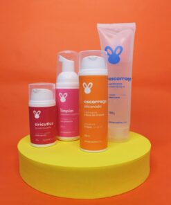 Kit de cosméticos completo da Dona Coelha