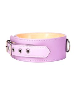 LinhaBDSM ColeiraLilas02 Dona Coelha Coleira e Guia Lilás - Linha BDSM